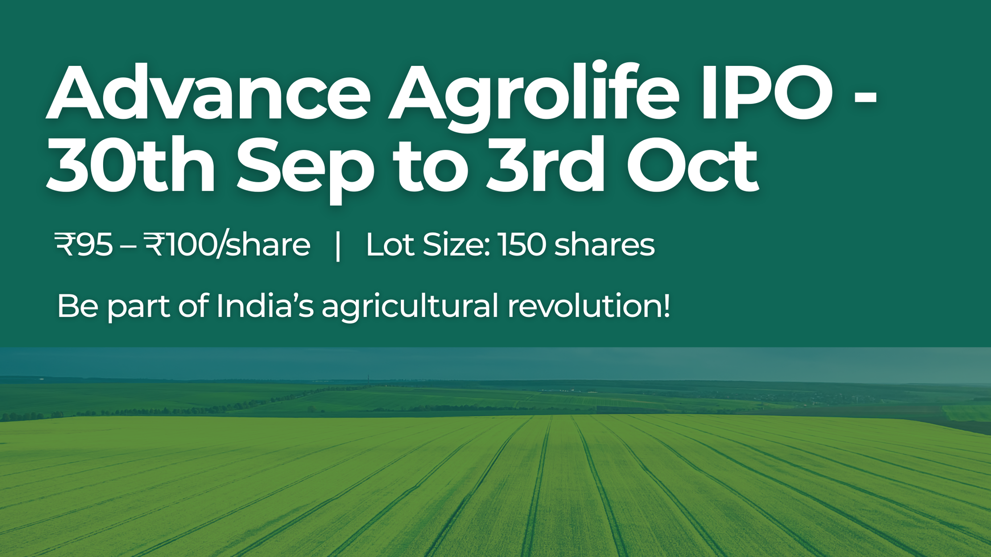 Advance Agrolife IPO 2025: Dates, Price Band, GMP, and Key Investment Insights